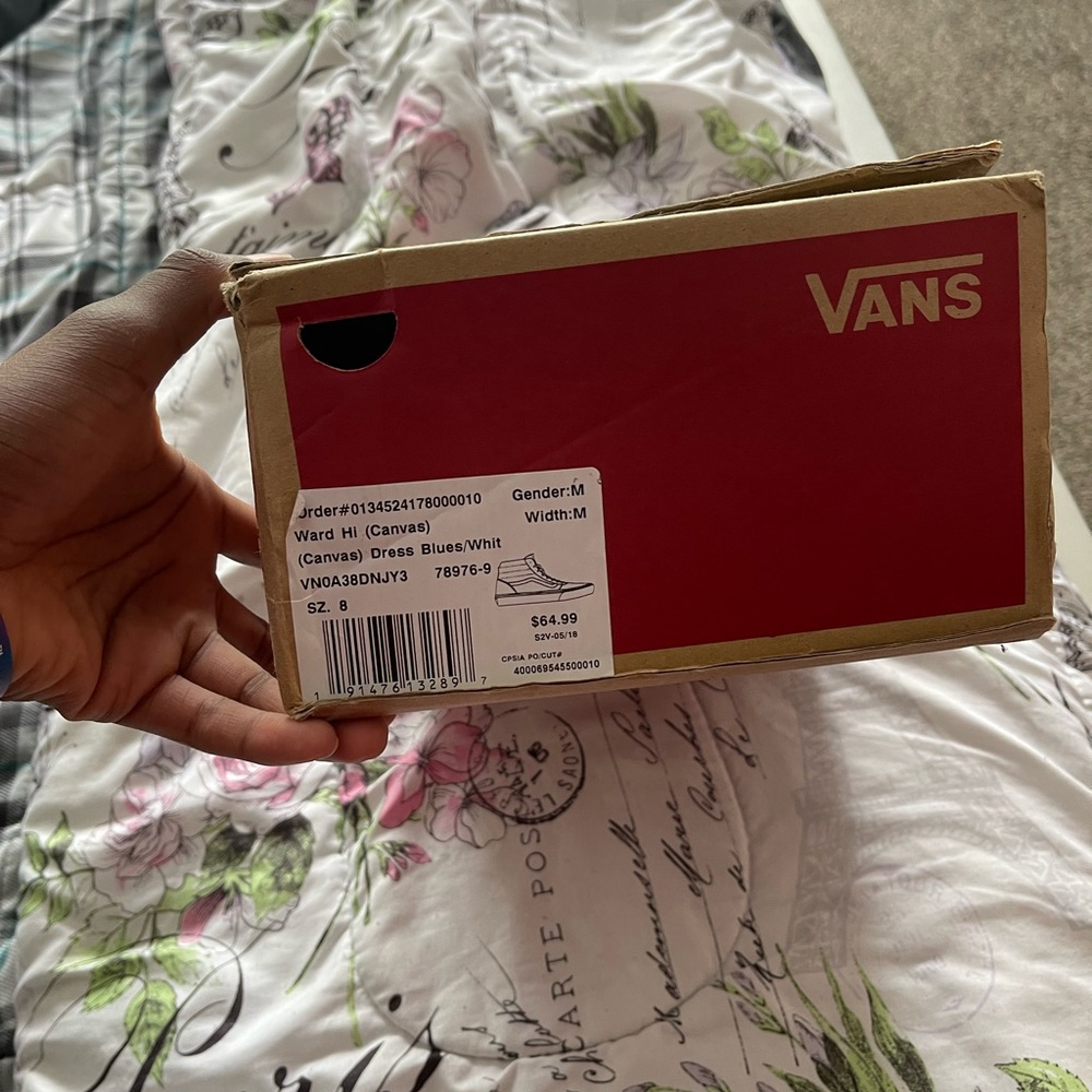 Dress Blues/White Mens Vans